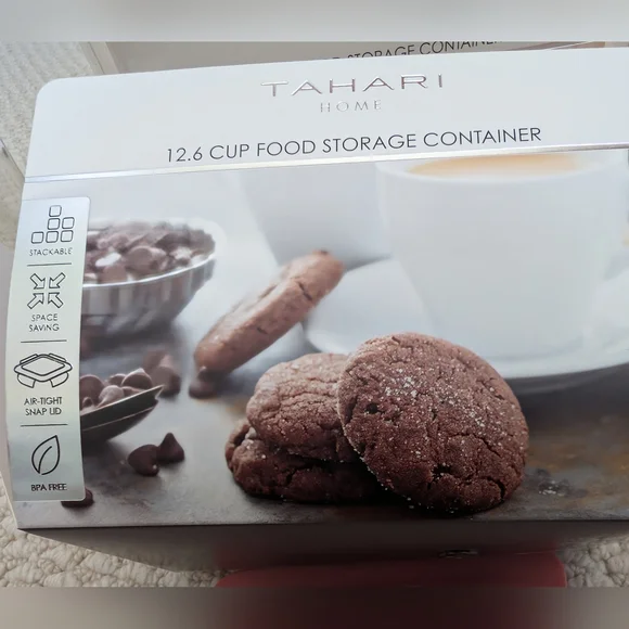 NEW Set 3 TAHARI Large Clear Food Storage Container Stackable BPA Free Snap Pink - Picture 7 of 14